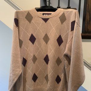 McNeal Argyle Men's Sweater, S